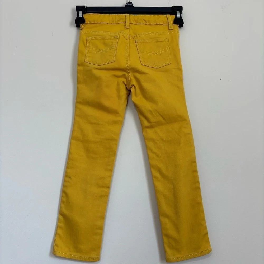 Gap little girls mustard mini skinny jeans size 5
